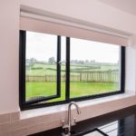 Алюминиевое окно 900×900 мм.